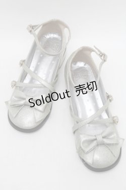 画像1: Angelic Pretty / Tea Party Shoes  シルバー S-25-12-29-015-AP-SH-HR-ZS