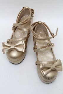 Angelic Pretty / Dreamyシューズ S ゴールド S-25-12-29-016-AP-SH-SA