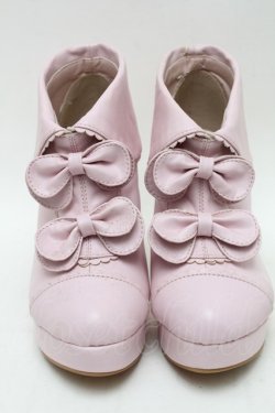 画像4: BABY,THE STARS SHINE BRIGHT / BABYねこ足ファーブーティー M ピンクＸ白 S-25-12-29-021-BA-SH-SA-ZS