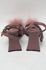 画像3: EATME / フェザーポンポンヒールサンダル L ピンク S-25-12-29-024-LO-SH-ET-ZS (3)