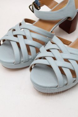 画像4: PINK HOUSE / レザーメッシュサンダル L ソライロ S-25-12-29-025-LO-SH-ET-ZS