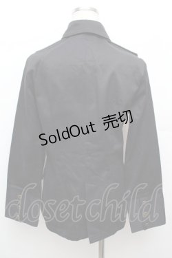 画像4: BPN / クロス刺繍ジャケット  黒 S-25-12-30-032-GO-JA-HR-ZS