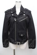 ACDC RAG / ライダースジャケット 36 黒 S-25-12-30-033-PU-JA-HR-ZS