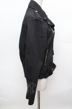 画像2: ACDC RAG / ライダースジャケット 36 黒 S-25-12-30-033-PU-JA-HR-ZS