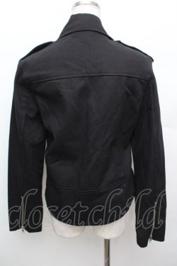 画像3: ACDC RAG / ライダースジャケット 36 黒 S-25-12-30-033-PU-JA-HR-ZS