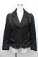 画像1: PEACE NOW / 襟フリルジャケット  黒 S-25-12-30-034-PU-JA-HR-ZS (1)