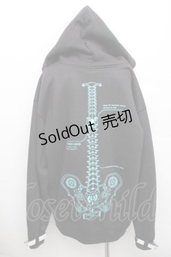 画像2: GOTH / パーカー  黒 S-25-12-30-035-GO-TO-AS-ZS