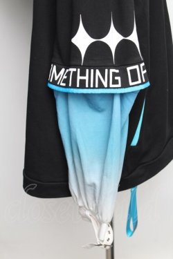 画像4: IRO+IRO / 儚げスポーティーな空色猫耳パーカー  黒ｘサックス S-25-12-30-036-LO-TO-AS-ZS