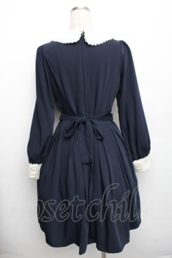 画像2: Innocent World / アリスのミニバラワンピース M 紺 S-25-12-30-040-IW-OP-HR-ZS