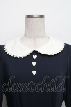 画像3: Innocent World / アリスのミニバラワンピース M 紺 S-25-12-30-040-IW-OP-HR-ZS