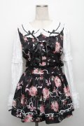 Jamieエーエヌケー / ゴシックローズお姫様セットアップ  黒 S-25-12-30-044-GO-OP-AS-ZS