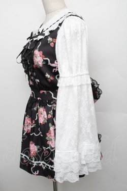 画像4: Jamieエーエヌケー / ゴシックローズお姫様セットアップ  黒 S-25-12-30-044-GO-OP-AS-ZS