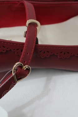 画像4: axes femme kawaii / ローヒールリボンパンプス M 赤 S-25-12-30-005-AX-SH-AS-ZS