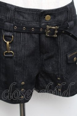 画像3: Desoro Works / 琉球浪漫物語しょーとぱんつ  ブラックデニム S-25-12-30-056-PU-PA-AS-ZS