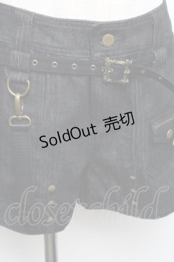 画像3: Desoro Works / 琉球浪漫物語しょーとぱんつ  ブラックデニム S-25-12-30-056-PU-PA-AS-ZS