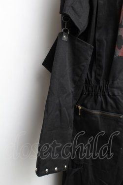 画像4: DESTROY狂 / バックプリントオールインワン  黒 S-25-12-30-057-PU-TS-HR-ZS
