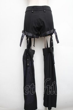 画像2: Qutie Frash / セパレートパンツ  黒 S-25-12-30-060-QU-PA-AS-ZS