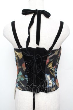 画像2: Jane Marple / 楽器ゴブランビスチェ  黒 S-25-12-30-012-JM-TO-AS-ZS