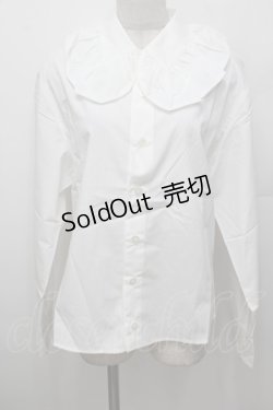 画像1: MILKBOY / フリルブラウス  白 S-25-12-30-015-MB-BL-AS-ZS