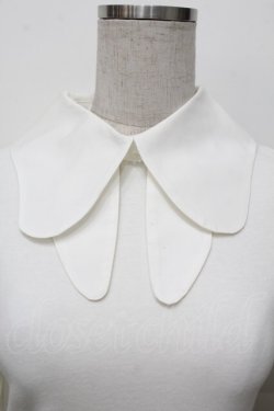 画像2: Heart E / デザイン襟カットソー  白 S-25-12-30-016-LO-TO-AS-ZS