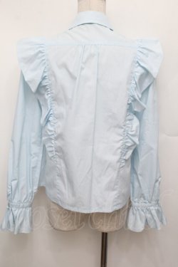 画像3: MILK / フリルブラウス  サックス S-25-12-30-020-ML-BL-AS-ZS