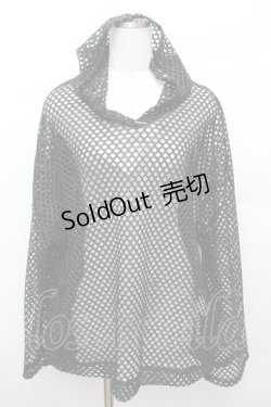 画像1: VOLCAN&APHRODITE / メッシュロンT  黒 S-25-12-30-028-LO-TS-HR-ZS