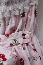 画像4: BABY,THE STARS SHINE BRIGHT / Juicy Strawberry MemoryジャンパースカートII  ピンク S-26-01-04-027-BA-OP-AS-ZS (4)