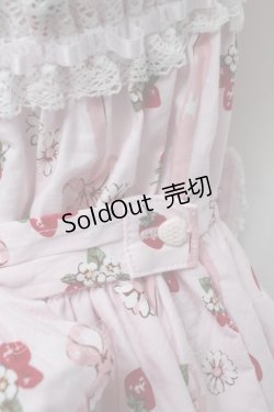 画像4: BABY,THE STARS SHINE BRIGHT / Juicy Strawberry MemoryジャンパースカートII  ピンク S-26-01-04-027-BA-OP-AS-ZS