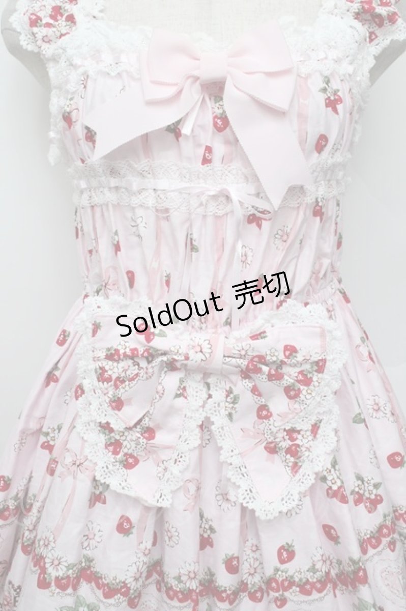 画像5: BABY,THE STARS SHINE BRIGHT / Juicy Strawberry MemoryジャンパースカートII  ピンク S-26-01-04-027-BA-OP-AS-ZS (5)
