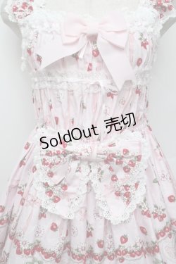 画像5: BABY,THE STARS SHINE BRIGHT / Juicy Strawberry MemoryジャンパースカートII  ピンク S-26-01-04-027-BA-OP-AS-ZS