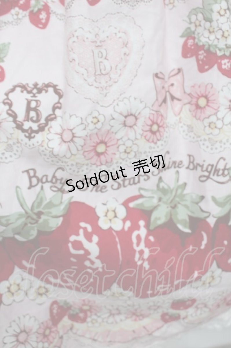 画像6: BABY,THE STARS SHINE BRIGHT / Juicy Strawberry MemoryジャンパースカートII  ピンク S-26-01-04-027-BA-OP-AS-ZS (6)