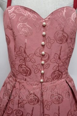 画像2: Emily Temple cute / エミリーローズビスチェ風ノースリーブワンピース  ピンク S-26-01-04-028-ET-OP-AS-ZS