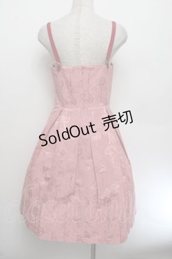 画像4: Emily Temple cute / エミリーローズビスチェ風ノースリーブワンピース  ピンク S-26-01-04-028-ET-OP-AS-ZS