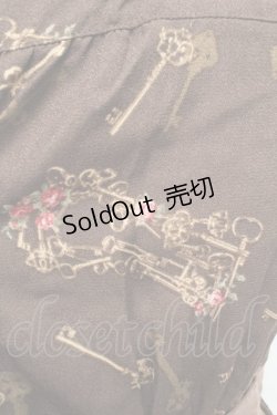 画像3: axes femme / 鍵柄ワンピース  茶 S-26-01-04-036-AX-OP-HR-ZS