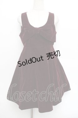 画像1: Ank Rouge / ベロアワンピース  ワイン S-26-01-04-042-CA-OP-AS-ZS