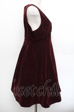 画像2: Ank Rouge / ベロアワンピース  ワイン S-26-01-04-042-CA-OP-AS-ZS