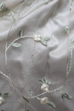 画像4: axes femme / レース×花柄ドッキングワンピース  紺ｘオフ S-26-01-04-044-AX-OP-AS-ZS