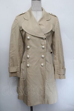 画像1: MILK / Pearlトレンチコート  ベージュ S-26-01-04-006-ML-CO-HR-ZS