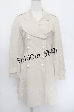 画像1: MILK / Pearlトレンチコート  ベージュ S-26-01-04-006-ML-CO-HR-ZT0201S
