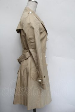 画像2: MILK / Pearlトレンチコート  ベージュ S-26-01-04-006-ML-CO-HR-ZS
