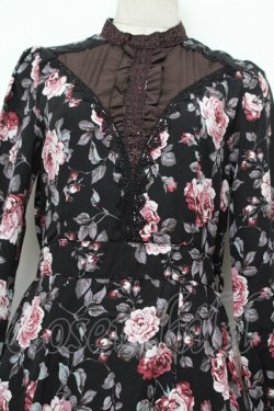 画像3: axes femme / 総バラベルト付ワンピース  黒 S-26-01-04-048-AX-OP-HR-ZS