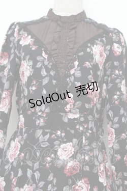 画像3: axes femme / 総バラベルト付ワンピース  黒 S-26-01-04-048-AX-OP-HR-ZS