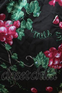 画像4: MILK / ぶどうの神話ベビードール  黒 S-26-01-04-052-ML-OP-HR-ZS