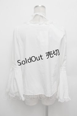 画像2: Alice Mashiro / 姫袖ブラウス  白 S-26-01-04-001-LO-BL-AS-ZS