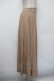 画像2: an another angelus / 釦使いボックスタックロングスカート F ベージュ S-26-01-04-057-CA-SK-TK-ZS (2)