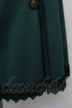 画像3: axes femme / フロントボタンスカート  グリーン S-26-01-04-060-AX-SK-HR-ZS