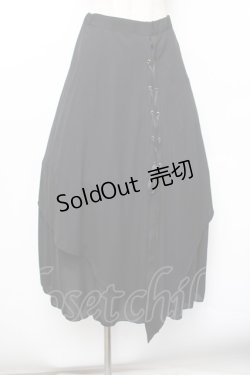 画像1: MIHO MATSUDA / スカート・セラフィーユ  黒 S-26-01-04-065-GO-SK-TK-ZS