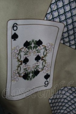 画像2: LOLITA / トランプ柄ブラウス F グリーン S-26-01-04-008-LO-TO-TK-ZS