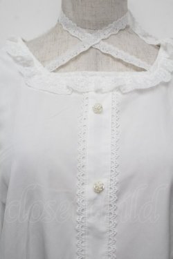 画像3: Alice Mashiro / 姫袖ブラウス  白 S-26-01-04-001-LO-BL-AS-ZS