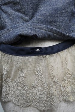 画像4: axes femme / 裾レースベスト  ブルー S-26-01-04-010-AX-BL-HR-ZS